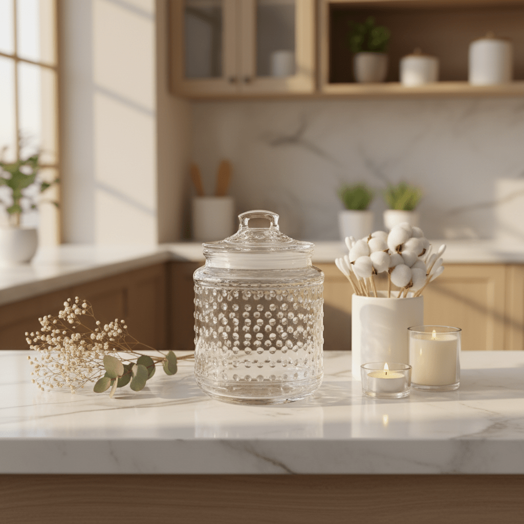 Clear Glass Jar with Lid - 10×8cm / 15×10cm / 20×10cm - Al Kabayel Discount CentreClear Glass Jar with Lid - 10×8cm / 15×10cm / 20×10cmJars & Food SaversAKDCAl Kabayel Discount Centre