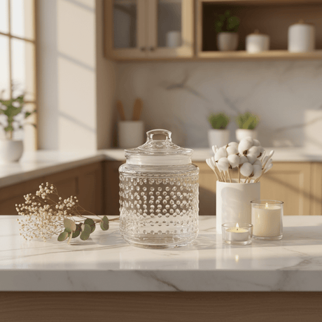 Clear Glass Jar with Lid - 10×8cm / 15×10cm / 20×10cm - Al Kabayel Discount CentreClear Glass Jar with Lid - 10×8cm / 15×10cm / 20×10cmJars & Food SaversAKDCAl Kabayel Discount Centre