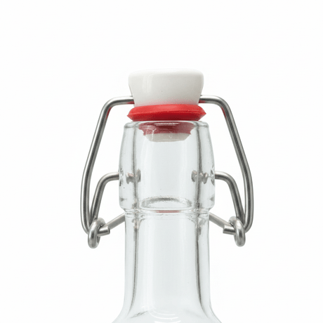 Clear Glass Oil Bottle with Swing Top Stopper – 300ml - Al Kabayel Discount CentreClear Glass Oil Bottle with Swing Top Stopper – 300mlOil DispensersAKDCAl Kabayel Discount Centre