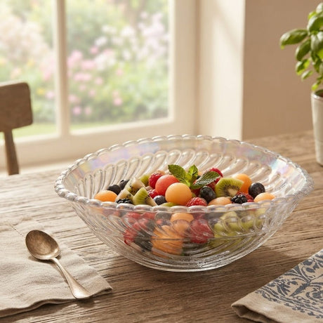 Clear Plastic Fruit Bowl - 33×25 cm - Al Kabayel Discount CentreClear Plastic Fruit Bowl - 33×25 cmBowlsAKDCAl Kabayel Discount Centre