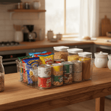 Clear Storage Bin with Handles — 32×15.5cm | Fridge & Pantry Organizer - Al Kabayel Discount CentreClear Storage Bin with Handles — 32×15.5cm | Fridge & Pantry OrganizerOrganizers & AccessoriesAKDCAl Kabayel Discount Centre