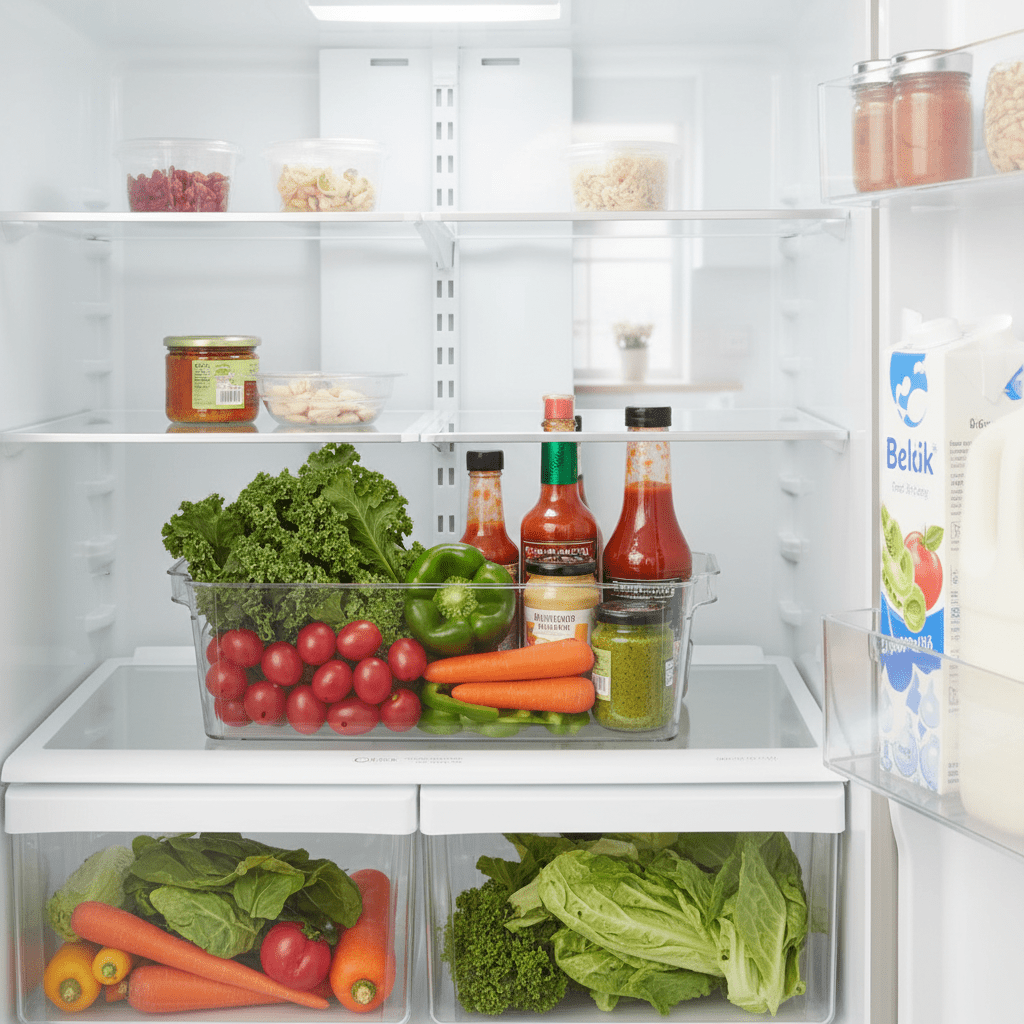 Clear Storage Bin with Handles — 32×15.5cm | Fridge & Pantry Organizer - Al Kabayel Discount CentreClear Storage Bin with Handles — 32×15.5cm | Fridge & Pantry OrganizerOrganizers & AccessoriesAKDCAl Kabayel Discount Centre