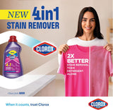Clorox Clothes 4 - in - 1 Stain Remover 500ml, Without Chlorine Bleach, Keep Colors Vibrant for Longer - Al Kabayel Discount CentreClorox Clothes 4 - in - 1 Stain Remover 500ml, Without Chlorine Bleach, Keep Colors Vibrant for LongerLaundry CareCLOROXAl Kabayel Discount Centre
