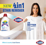 Clorox Clothes 4 - in - 1 Stain Remover 500ml, Without Chlorine Bleach, Keep Whites Like New - Al Kabayel Discount CentreClorox Clothes 4 - in - 1 Stain Remover 500ml, Without Chlorine Bleach, Keep Whites Like NewLaundry CareCLOROXAl Kabayel Discount Centre