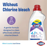 Clorox Clothes 4 - in - 1 Stain Remover 900ml, Without Chlorine Bleach, Keep Whites Like New - Al Kabayel Discount CentreClorox Clothes 4 - in - 1 Stain Remover 900ml, Without Chlorine Bleach, Keep Whites Like NewLaundry CareCLOROXAl Kabayel Discount Centre