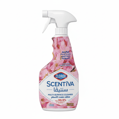 Clorox Scentiva Multi - Surface Cleaner – Japanese Spring Blossom Floral Scent - 500ml - Al Kabayel Discount CentreClorox Scentiva Multi - Surface Cleaner – Japanese Spring Blossom Floral Scent - 500mlHousehold CleaningCLOROXAl Kabayel Discount Centre