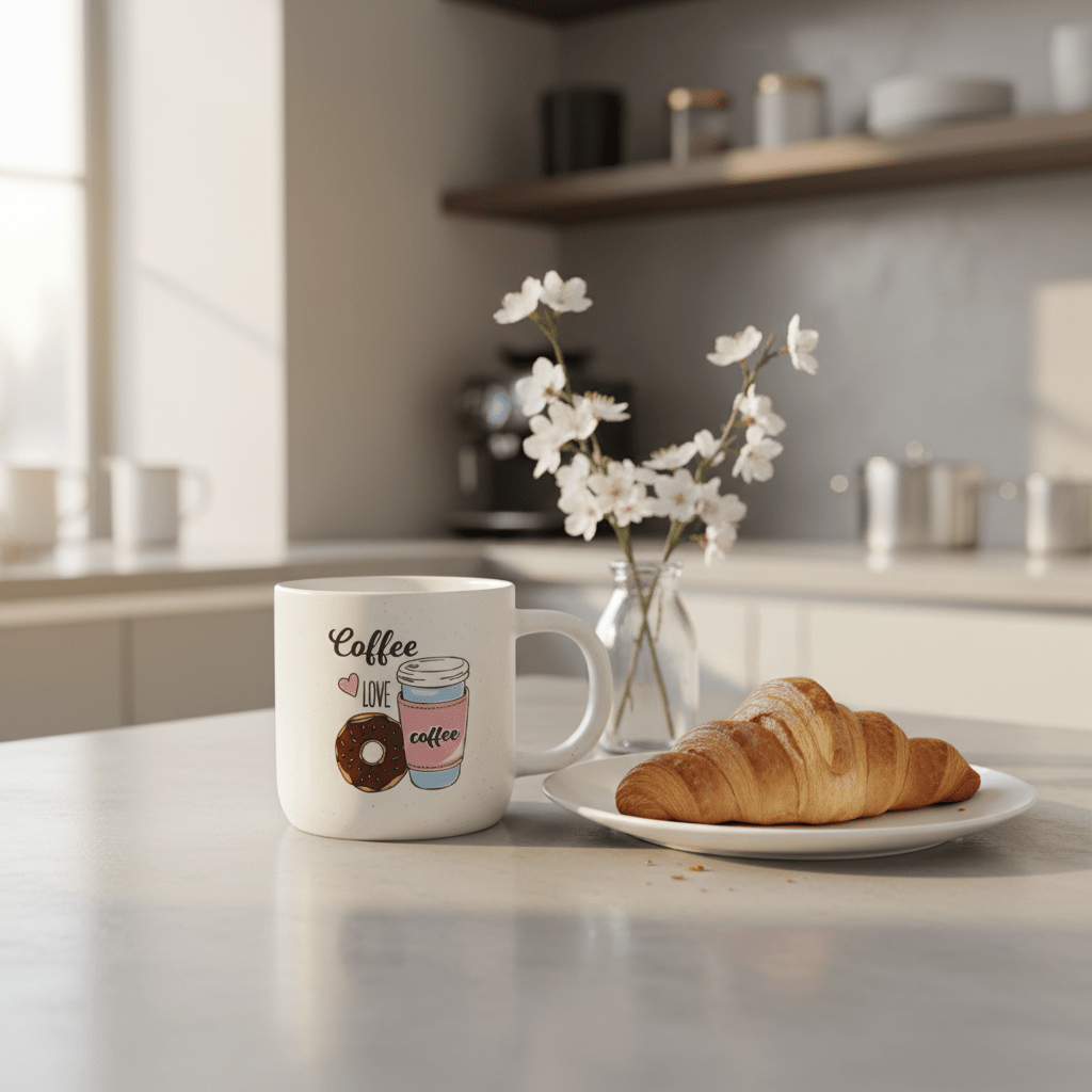 Coffee Love White Ceramic Mug - 300ml - Al Kabayel Discount CentreCoffee Love White Ceramic Mug - 300mlMugsAKDCAl Kabayel Discount Centre