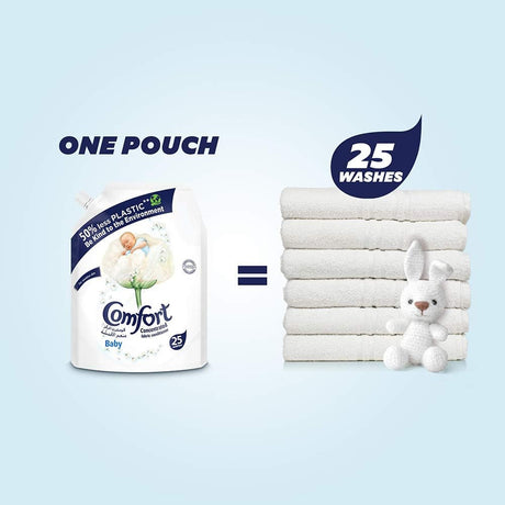 Comfort Baby Fabric Conditioner 1L, 25 Washes, For Sensitive Skin - Al Kabayel Discount CentreComfort Baby Fabric Conditioner 1L, 25 Washes, For Sensitive SkinLaundry CareCOMFORTAl Kabayel Discount Centre