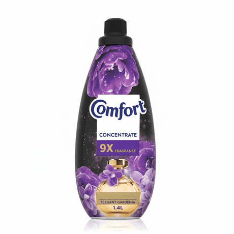 Comfort Concentrate Fabric Softener 1.4L, Elegant Gardenia, 9X Fragrance, Colour Protection and Superior Softness - Al Kabayel Discount CentreComfort Concentrate Fabric Softener 1.4L, Elegant Gardenia, 9X Fragrance, Colour Protection and Superior SoftnessLaundry CareCOMFORTAl Kabayel Discount Centre