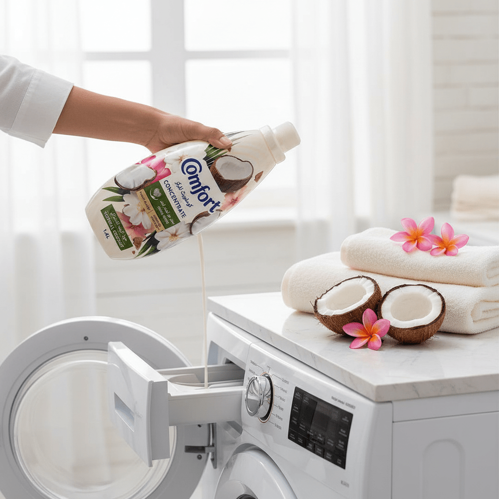 Comfort Concentrate Fabric Softener 1.4L, Tropical Coconut, Plant Based, Superior Softness - Al Kabayel Discount CentreComfort Concentrate Fabric Softener 1.4L, Tropical Coconut, Plant Based, Superior SoftnessLaundry CareCOMFORTAl Kabayel Discount Centre