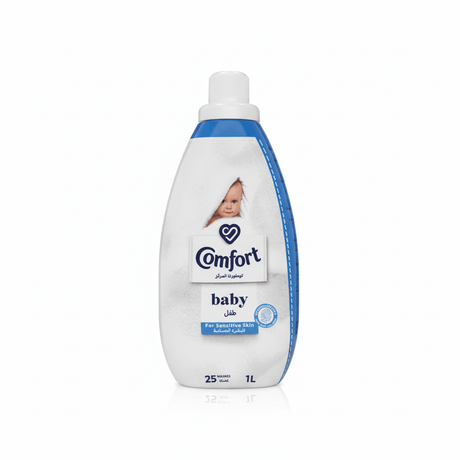 Comfort Concentrated Fabric Softener For Sensitive Skin Baby 1L, 25 Washes - Al Kabayel Discount CentreComfort Concentrated Fabric Softener For Sensitive Skin Baby 1L, 25 WashesLaundry CareCOMFORTAl Kabayel Discount Centre