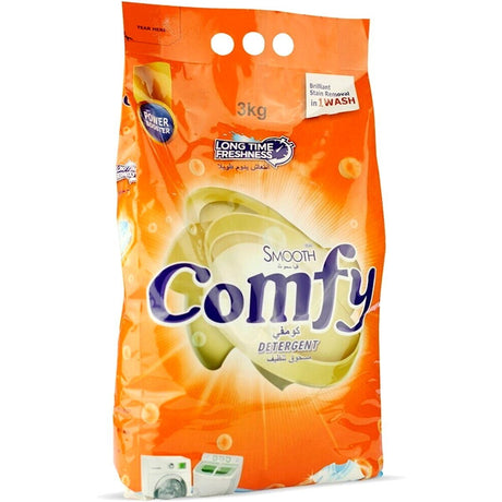 Comfy Fresh Smooth Washing Powder 3kg – Deep Clean Fabric Care Detergent - Al Kabayel Discount CentreComfy Fresh Smooth Washing Powder 3kg – Deep Clean Fabric Care DetergentHousehold CleaningCOMFYAl Kabayel Discount Centre