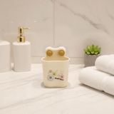 Compact Cream Plastic Toothbrush Holder for Bathroom Counter Organization – 10 × 10 cm - Al Kabayel Discount CentreCompact Cream Plastic Toothbrush Holder for Bathroom Counter Organization – 10 × 10 cmOrganizers & AccessoriesAKDCAl Kabayel Discount Centre