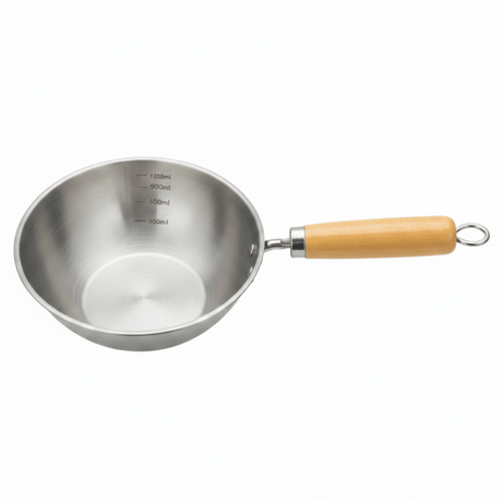 Compact Stainless Steel Stir - Fry Wok with Ergonomic Wooden Handle – Everyday Cooking Pan (1200 ml) - Al Kabayel Discount CentreCompact Stainless Steel Stir - Fry Wok with Ergonomic Wooden Handle – Everyday Cooking Pan (1200 ml)Frying Pans & SkilletsAKDCAl Kabayel Discount Centre