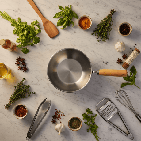 Compact Stainless Steel Stir - Fry Wok with Ergonomic Wooden Handle – Everyday Cooking Pan (1200 ml) - Al Kabayel Discount CentreCompact Stainless Steel Stir - Fry Wok with Ergonomic Wooden Handle – Everyday Cooking Pan (1200 ml)Frying Pans & SkilletsAKDCAl Kabayel Discount Centre