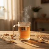 Concise Tinted Peach Ribbed Glass Mug — 300ml | Gold Embossed | Premium Glassware - Al Kabayel Discount CentreConcise Tinted Peach Ribbed Glass Mug — 300ml | Gold Embossed | Premium GlasswareMugsConciseAl Kabayel Discount Centre