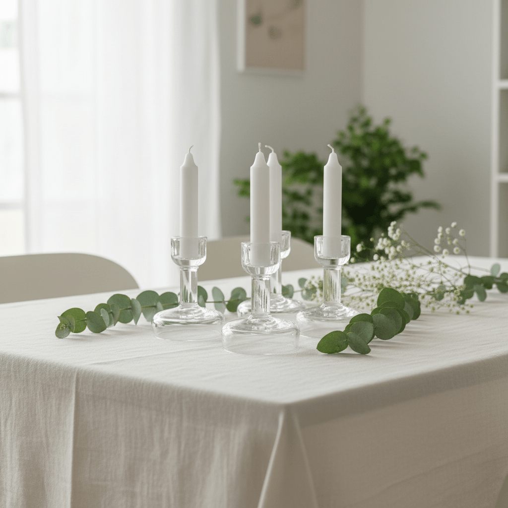 Contemporary Elegant Glass Footed Candle Holder for Sophisticated Home Decoration – 10cm - Al Kabayel Discount CentreContemporary Elegant Glass Footed Candle Holder for Sophisticated Home Decoration – 10cmHome Décor AccentsAKDCAl Kabayel Discount Centre