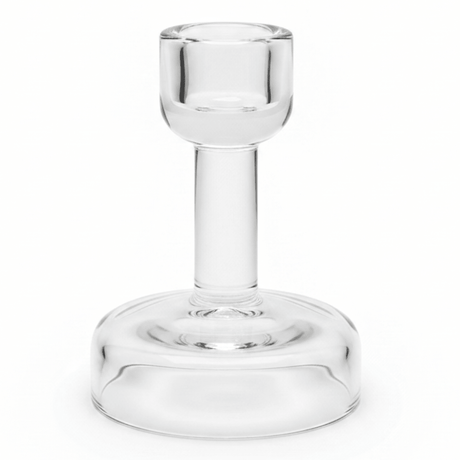 Contemporary Elegant Glass Footed Candle Holder for Sophisticated Home Decoration – 10cm - Al Kabayel Discount CentreContemporary Elegant Glass Footed Candle Holder for Sophisticated Home Decoration – 10cmHome Décor AccentsAKDCAl Kabayel Discount Centre