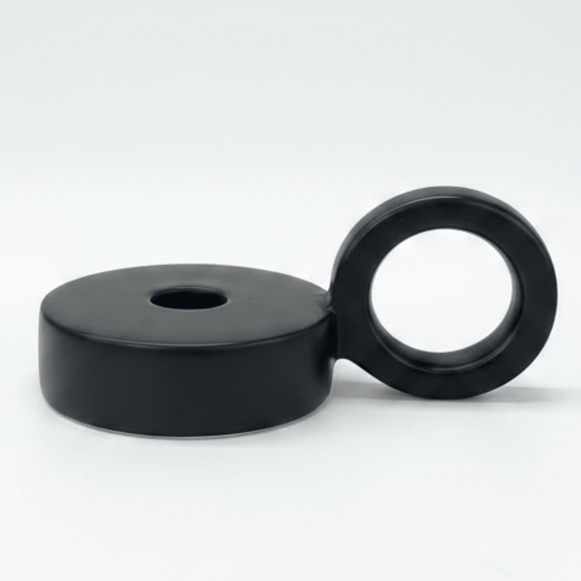 Contemporary Round Black Ceramic Candle Holder with Handle for Elegant Table Styling – 8cm - Al Kabayel Discount CentreContemporary Round Black Ceramic Candle Holder with Handle for Elegant Table Styling – 8cmHome Décor AccentsAKDCAl Kabayel Discount Centre