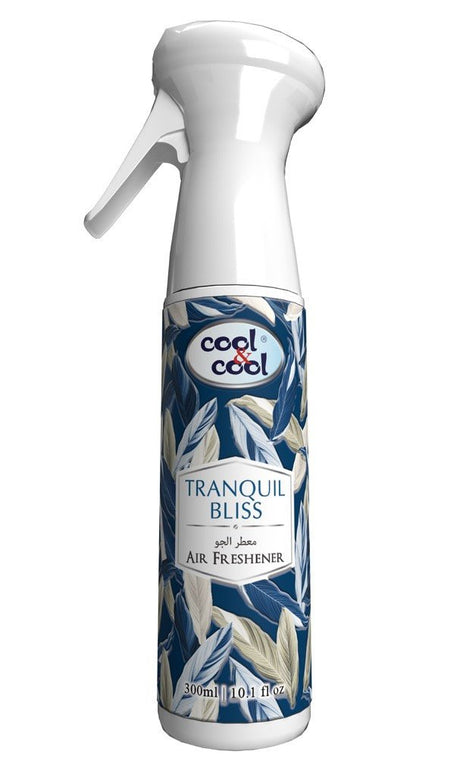 COOL & COOL Air Freshner - Tranquil Bliss 300ml - Al Kabayel Discount CentreCOOL & COOL Air Freshner - Tranquil Bliss 300mlHome FragrancesCOOL & COOLAl Kabayel Discount Centre