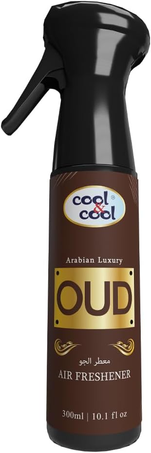 COOL & COOL Arabian Luxury Air Freshner - Oud 300ml - Al Kabayel Discount CentreCOOL & COOL Arabian Luxury Air Freshner - Oud 300mlHome FragrancesCOOL & COOLAl Kabayel Discount Centre