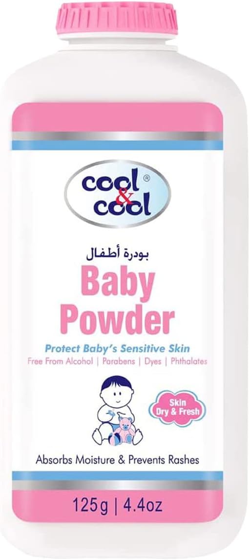 Cool & Cool Baby Powder – 125g - Al Kabayel Discount CentreCool & Cool Baby Powder – 125gBaby ProductsCOOL & COOLAl Kabayel Discount Centre