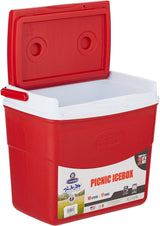COSMOPLAST Picnic Ice Box 10 Liter, Hold upto 17 Cans, Keep Ice upto 2 Days, Red - Al Kabayel Discount CentreCOSMOPLAST Picnic Ice Box 10 Liter, Hold upto 17 Cans, Keep Ice upto 2 Days, RedCoolersCOSMOPLASTAl Kabayel Discount Centre
