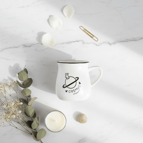 Cosmos Ceramic Mug – White Porcelain with Black Rim & Planet Print | 100ml - Al Kabayel Discount CentreCosmos Ceramic Mug – White Porcelain with Black Rim & Planet Print | 100mlMugsAKDCAl Kabayel Discount Centre