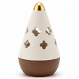 Cream & Brown Ceramic Cone Incense Burner | Quatrefoil Cutout Design | 13cm - Al Kabayel Discount CentreCream & Brown Ceramic Cone Incense Burner | Quatrefoil Cutout Design | 13cmIncense BurnerAKDCAl Kabayel Discount Centre