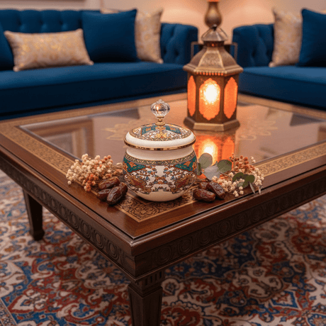 Cream Enamel Candy Bowl with Ornate Floral Design & lid - 9cm - Al Kabayel Discount CentreCream Enamel Candy Bowl with Ornate Floral Design & lid - 9cmJars & Food SaversAKDCAl Kabayel Discount Centre