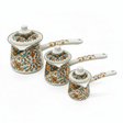 Cream Enamel Coffee Warmer Set With Floral Design – 3 Pcs - 10cm / 9cm / 7cm - Al Kabayel Discount CentreCream Enamel Coffee Warmer Set With Floral Design – 3 Pcs - 10cm / 9cm / 7cmTea/Coffee PotsAKDCAl Kabayel Discount Centre