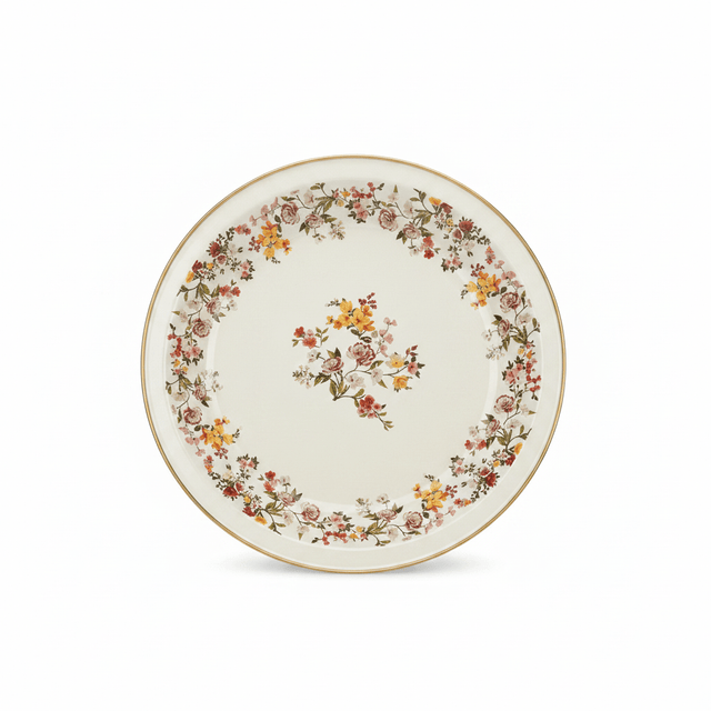 Cream Enamel Deep Plate with Floral Design – 32cm - Al Kabayel Discount CentreCream Enamel Deep Plate with Floral Design – 32cmPlatesAKDCAl Kabayel Discount Centre