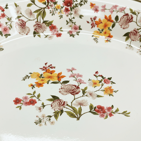Cream Enamel Deep Plate with Floral Design – 32cm - Al Kabayel Discount CentreCream Enamel Deep Plate with Floral Design – 32cmPlatesAKDCAl Kabayel Discount Centre