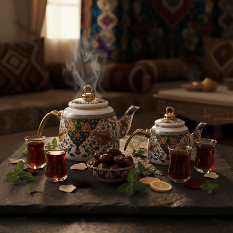 Cream Enamel Kettle Set with Floral Design — 2 Pcs - 2.2 Litre + 1 Litre - Al Kabayel Discount CentreCream Enamel Kettle Set with Floral Design — 2 Pcs - 2.2 Litre + 1 LitreTea/Coffee PotsAKDCAl Kabayel Discount Centre