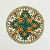 Cream Enamel Round Serving Tray with Floral Design – 36cm - Al Kabayel Discount CentreCream Enamel Round Serving Tray with Floral Design – 36cmServing TraysAKDCAl Kabayel Discount Centre
