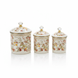 Cream Floral Enamel Canister With Lid Set of 3 - 11cm / 13 cm / 15cm - Al Kabayel Discount CentreCream Floral Enamel Canister With Lid Set of 3 - 11cm / 13 cm / 15cmJars & Food SaversAKDCAl Kabayel Discount Centre