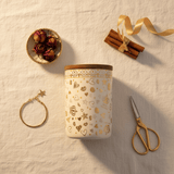 Cream & Gold Ceramic Canister with Lid | 15×10cm - Al Kabayel Discount CentreCream & Gold Ceramic Canister with Lid | 15×10cmJars & Food SaversAKDCAl Kabayel Discount Centre