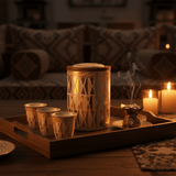 Cream & Gold Geometric Ceramic Canister with Lid | 15×10cm | Luxury Home Storage - Al Kabayel Discount CentreCream & Gold Geometric Ceramic Canister with Lid | 15×10cm | Luxury Home StorageJars & Food SaversAKDCAl Kabayel Discount Centre