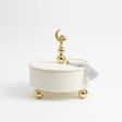 Cream Metal Candy Bowl with Lid - 20×7 cm - Al Kabayel Discount CentreCream Metal Candy Bowl with Lid - 20×7 cmBowlsAKDCAl Kabayel Discount Centre