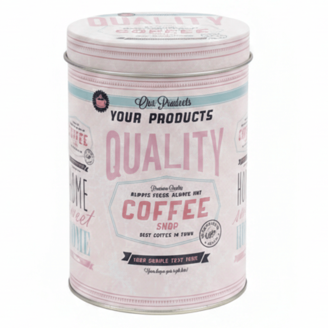 Cream Metal Canister with Elegant Vintage Print | 13×9 cm | Airtight Storage Tin - Al Kabayel Discount CentreCream Metal Canister with Elegant Vintage Print | 13×9 cm | Airtight Storage TinJars & Food SaversAKDCAl Kabayel Discount Centre