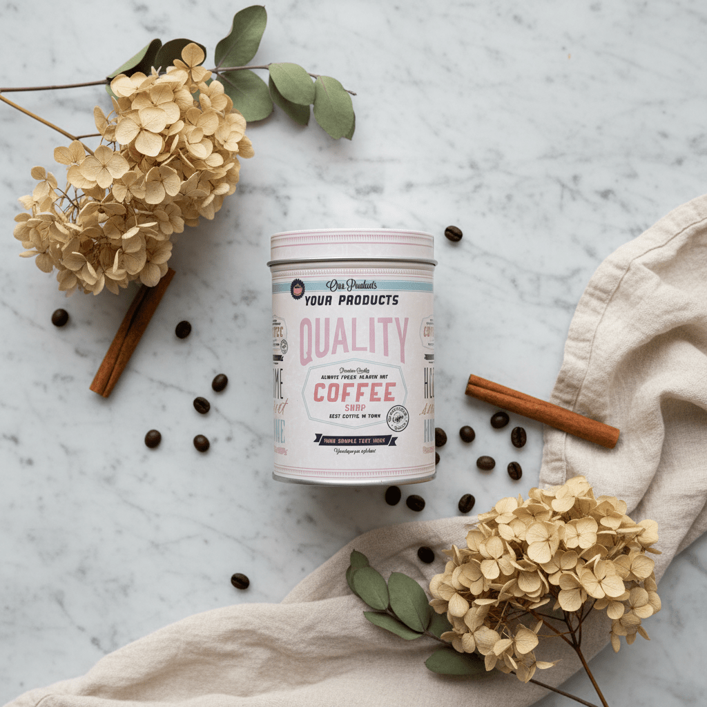 Cream Metal Canister with Elegant Vintage Print | Airtight Storage Tin | 10×8 cm - Al Kabayel Discount CentreCream Metal Canister with Elegant Vintage Print | Airtight Storage Tin | 10×8 cmJars & Food SaversAKDCAl Kabayel Discount Centre