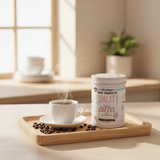 Cream Metal Canister with Elegant Vintage Print | Compact Airtight Storage Tin | 9×6 cm - Al Kabayel Discount CentreCream Metal Canister with Elegant Vintage Print | Compact Airtight Storage Tin | 9×6 cmJars & Food SaversAKDCAl Kabayel Discount Centre