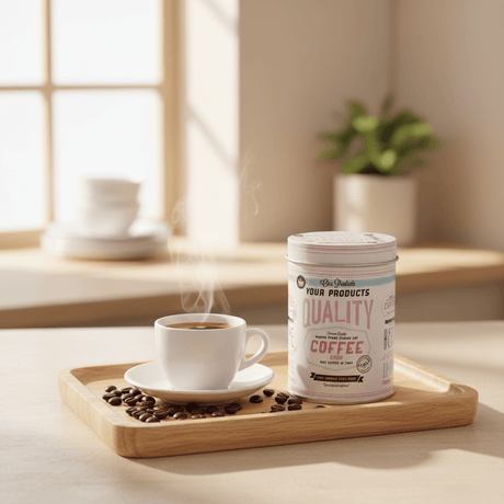 Cream Metal Canister with Elegant Vintage Print | Compact Airtight Storage Tin | 9×6 cm - Al Kabayel Discount CentreCream Metal Canister with Elegant Vintage Print | Compact Airtight Storage Tin | 9×6 cmJars & Food SaversAKDCAl Kabayel Discount Centre