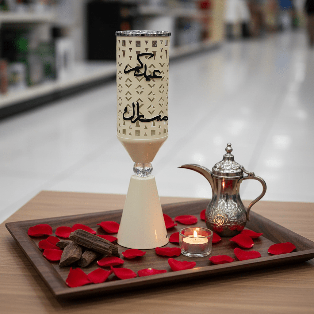 Cream Metal Elegant Incense Burner Arabic Heritage | Luxury Home Décor | 50×10cm - Al Kabayel Discount CentreCream Metal Elegant Incense Burner Arabic Heritage | Luxury Home Décor | 50×10cmIncense BurnerAKDCAl Kabayel Discount Centre