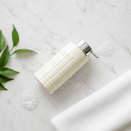 Cream Plastic Soap Liquid Dispenser 400ml - Al Kabayel Discount CentreCream Plastic Soap Liquid Dispenser 400mlHolders & DispensersAKDCAl Kabayel Discount Centre