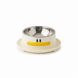Cream Plastic & Stainless Steel Pet Feeding Bowl – 15cm - Al Kabayel Discount CentreCream Plastic & Stainless Steel Pet Feeding Bowl – 15cmPet SuppliesAKDCAl Kabayel Discount Centre