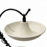 Cream Round 2-Tier Metal Serving Tray - 20 × 20 × 15 cm - Al Kabayel Discount CentreCream Round 2-Tier Metal Serving Tray - 20 × 20 × 15 cmServing TraysAKDCAl Kabayel Discount Centre