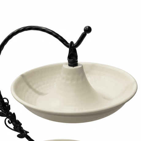Cream Round 2-Tier Metal Serving Tray - 20 × 20 × 15 cm - Al Kabayel Discount CentreCream Round 2-Tier Metal Serving Tray - 20 × 20 × 15 cmServing TraysAKDCAl Kabayel Discount Centre