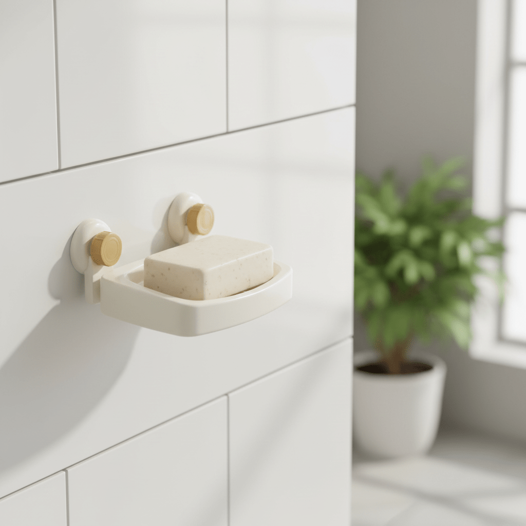 Cream Wall - Mount Soap Storage Rack and Bathroom Organizer – 15 × 10 cm - Al Kabayel Discount CentreCream Wall - Mount Soap Storage Rack and Bathroom Organizer – 15 × 10 cmOrganizers & AccessoriesAKDCAl Kabayel Discount Centre