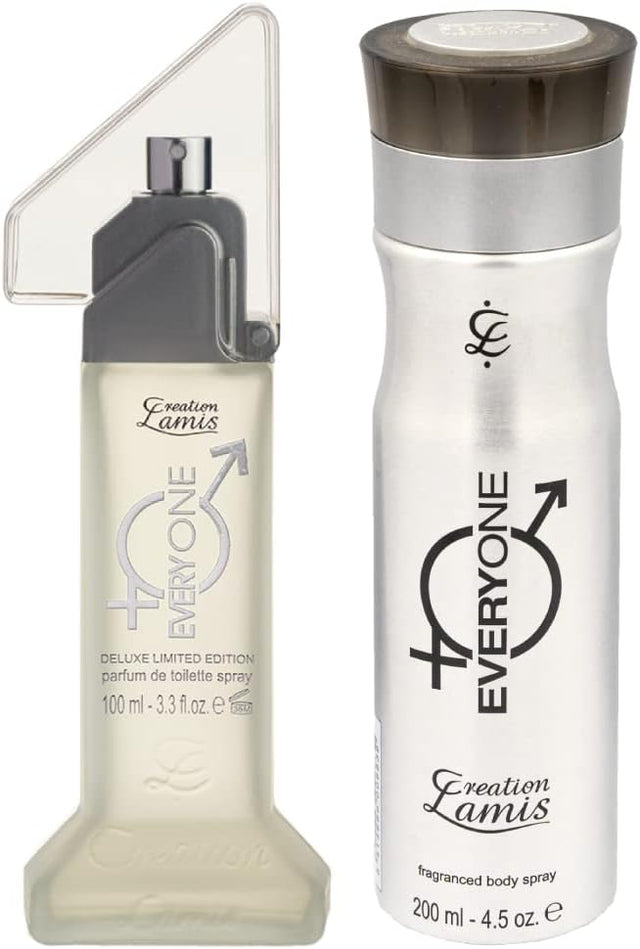 Creation Lamis Deluxe Everyone Perfume Gift Set for Unisex (Perfume de Toilette Body Spray Long Lasting Perfume Unisex Gift Set Of (100ML+200ML) - Al Kabayel Discount CentreCreation Lamis Deluxe Everyone Perfume Gift Set for Unisex (Perfume de Toilette Body Spray Long Lasting Perfume Unisex Gift Set Of (100ML+200ML)PerfumesCREATION LAMISAl Kabayel Discount Centre